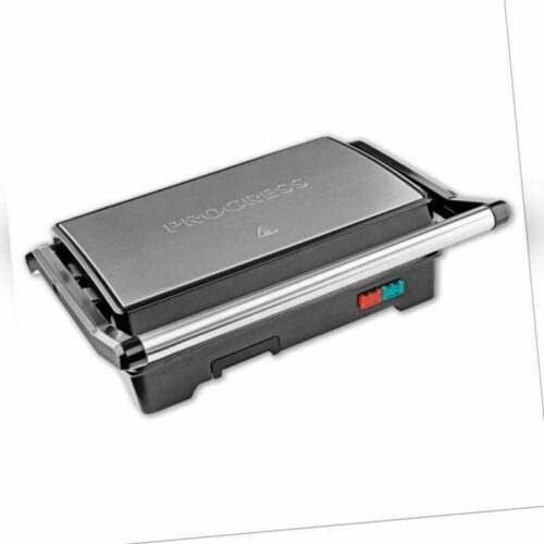 Progress 2in1-KONTAKTGRILL 1000W Toaster Tischgrill Barbecue-Grill Sandwichmaker