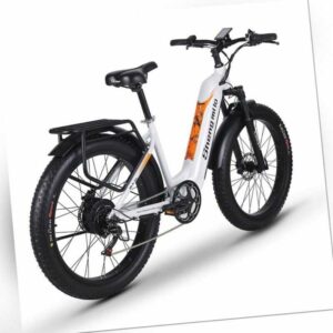 E Bike 26 Zoll Mountainbike Elektrofahrrad 500W 48V Fatbike 840WH Pedelec eBike