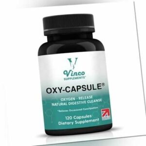 Vinco Supplements Oxy-Kapsel Sauerstoff Magnesium Zeit Freisetzungsverbindung 120 VegCaps