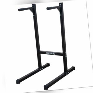 SPORTINATOR Dip Station mit gepolsterten Griffen Fitnessgerät Sport schwarz neu