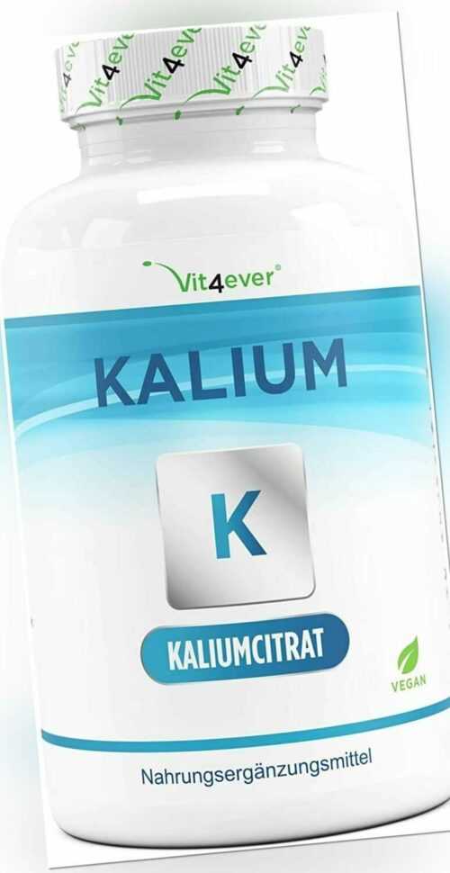 Kalium - 240 Kapseln (V) Kaliumcitrat á 400mg elementares Kalium - Hochdosiert