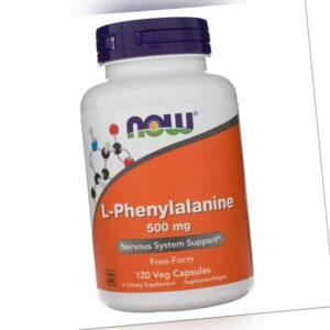 NOW FOODS L-Phenylalanin (L-Phenylalanin) 500 mg 120 Kapseln