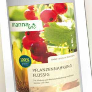 MANNA Bio Pflanzennahrung 1 L, Pflanzenstärkungsmittel, Wachstumsförderung