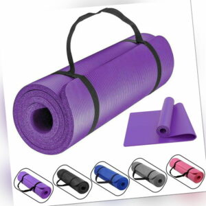 Gymnastikmatte Yogamatte Yoga Pilates Sportmatte 183 x 61 x 1,5 cm (Extra Dick)