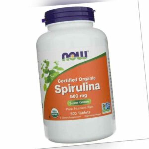 NOW FOODS Spirulin Spiruline 500 mg 500 Tabletten