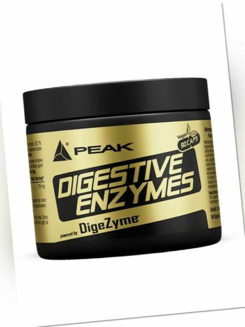 Peak - Digestive Enzyme - 90 Kapseln - Verdauungsenzyme - Vegan - NEU