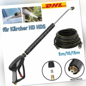 Pistole + Edelstahl-Lanze Düse für Kärcher HD HDS Kränzle Hochdruckreiniger kit
