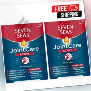 Seven Seas JointCare aktive Vitamine für Knochen, Muskeln, Knorpel - 60/120 Kappen