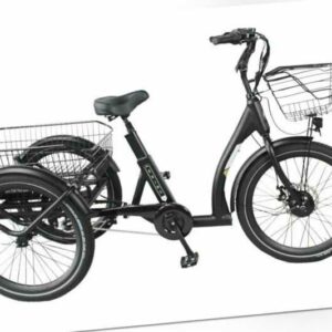 Elektrofahrrad Dreirad Herren 250W 36V 24 Zoll Shimano Pedelec E-Bike