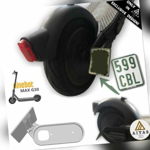 🛴Deutschland Nummernschild Kennzeichen Halter🛴Ninebot MAX G30/G30E/G30D/G30LP