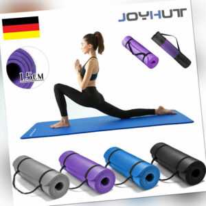 JOYHUT Yogamatte Fitnessmatte Gymnastikmatte Pilates Bodenmatte 183x61x1.5cm DE