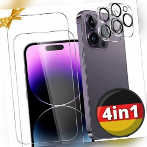 Panzerfolie Glas für Samsung iPhone Xiaomi Cover Schutz mit Kameraschutz Handy