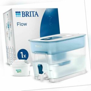 BRITA Flow Wasserfilter inkl. 1 Maxtra+ Filterkartusche, Wasserspender, 8,2 L