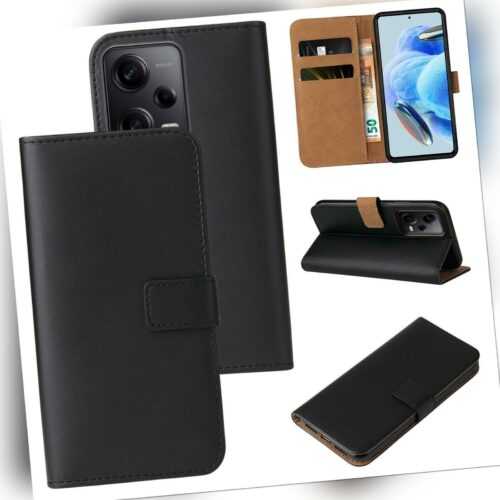 Hülle für Xiaomi Redmi Note 12 Pro 5G Handy Klapphülle Tasche Smartphone schwarz