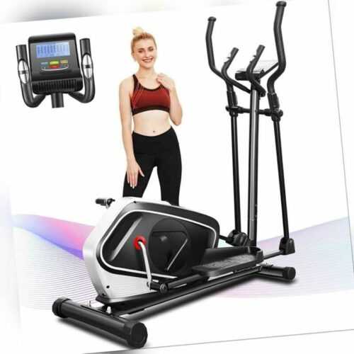 Crosstrainer Fitness Heimtrainer Ellipsentrainer Stepper mit LCD-Monitor 180kg