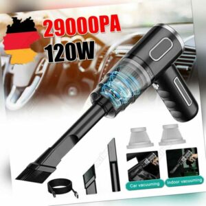 29000Pa Kabelloser Handstaubsauger Staubsauger Nass &Trocken Akku Für Auto DE