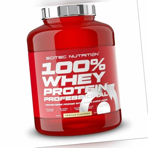 Scitec Nutrition 100% Whey Professional Protein 2350g Eiweiß BCAA Aminosäuren