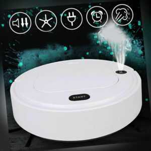 Roboter Staubsauger Automatik 4 in 1 Wasserspray Leise starke Absaugung