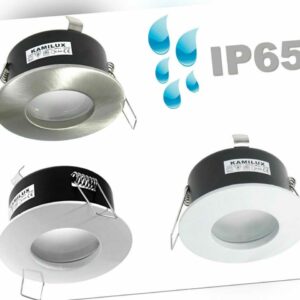 LED Einbaustrahler Bad Dusche Feuchtraum Außen IP65 230V opt. dimmbar AQUA