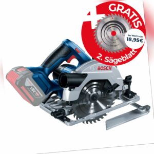 Bosch Akku-Handkreissäge GKS 18V-57 G Solo + extra Sägeblatt