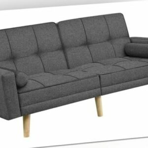 Klappsofa mit Schlaffunktion Schlafsofa Couch mit Verstellbarer Rückenlehne