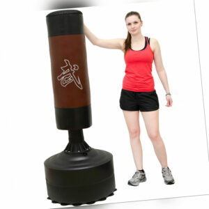 Standboxsack 170cm hoch Gefüllter Freistehender Boxsack für Erwachsene Boxpartne