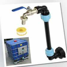 IBC Schwanenhals 3/4" Auslaufhahn Regenwassertank Regenfass Adapter