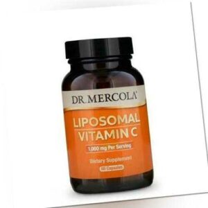 Vitamin C - Liposomal Dr.Mercola - 1000mg - Hochdosiert - 60 vegane Kapseln