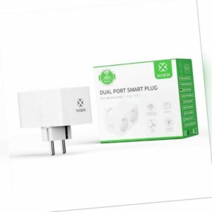 SMART Home Alexa doppel Steckdose mit Energieverbrauchskontrolle Wi-Fi, funktion