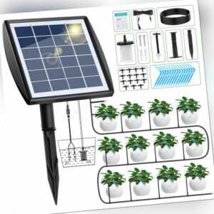 Solar Bewässerungset Automatisch Pflanzen Bewässerung Timer Bewässerungssystem