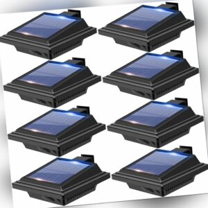 Solarleuchten 25LEDs/40LEDs Dachrinnenleuchte Lichtsensor Regenrinne Zaunleuchte