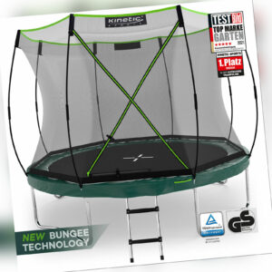 KINETIC SPORTS Premium Trampolin 'Bungee Safety Elite' | TÜV GS geprüft