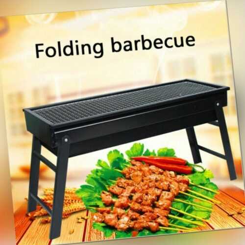 Holzkohlegrill BBQ Grill Barbecue Camping Klappgrill Tragbare Picknickgrill