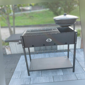 Mangal Set Batyr 80 Schaschlikgrill 80cm mit  Grillrost Kasan 8L