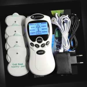 Massage 8-in-1 TENS EMS Elektroden Reizstromgerät Schmerzen Muskelstimulator