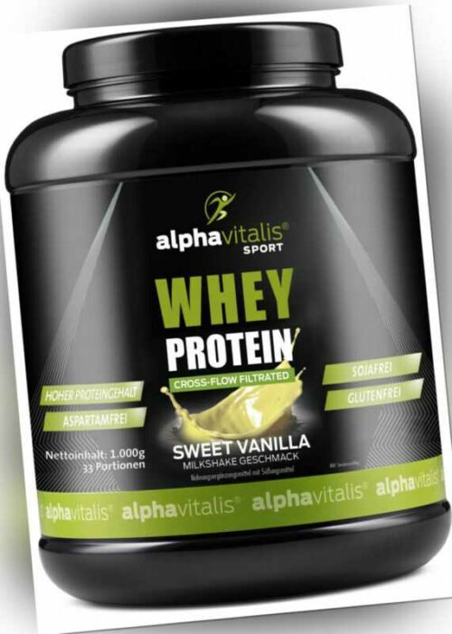 Whey Protein Pulver WPC - wasserlöslich und für Milch - hoher Proteingehalt