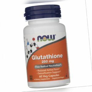Now Foods Glutathion 250 mg, 60 Kapseln