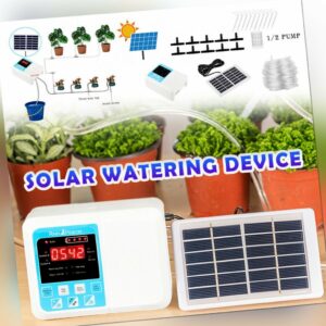 Timer Bewässerungset Solar Automatisch Pflanzen Bewässerung Bewässerungssyste