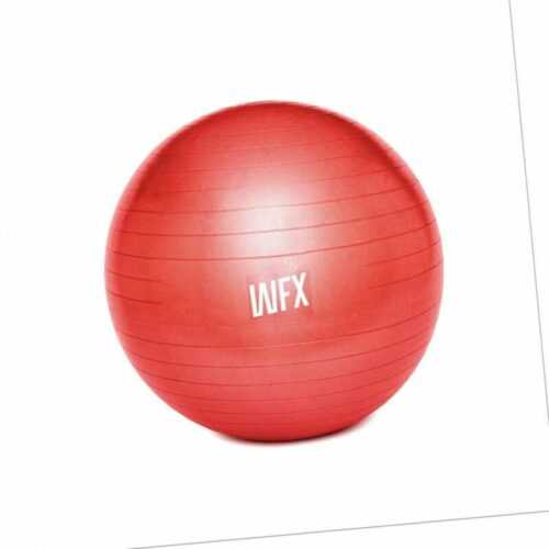 Gymnastikball Pink 75cm Sitzball Fitness Gymnastik Pilates Sitz Ball + Pumpe