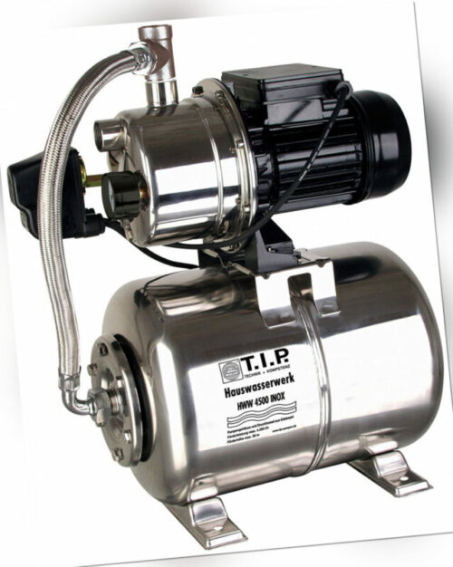 T.I.P. Hauswasserwerk HWW 4500 INOX Gartenpumpe Pumpe Wasserpumpe