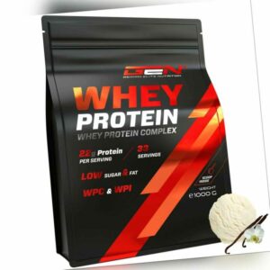 Whey Protein Complex - 1000g WPI + WPC Mix - Low Fat / Low Sugar - EAA BCAA