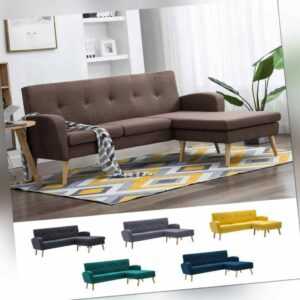 Sofa L-Form Stoffbezug Ecksofa Polstersofa Couch Lounge mehrere Auswahl vidaXL