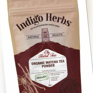 BIO Matcha Tee Pulver - 50g - (Zeremonielle Qualität) Indigo Herbs