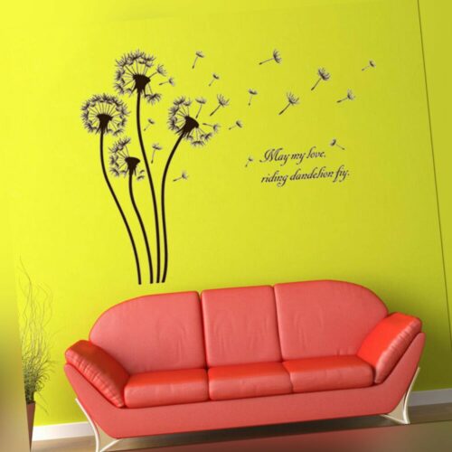 wall decor wall art wall stickers wandtattoos löwenzahn