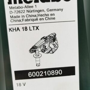 METABO KHA 18 LTX | ohne Akku ohne Ladegerät