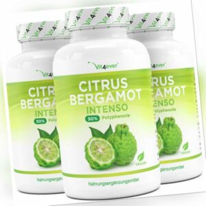 Citrus Bergamot - 360 Kapseln (V) á 760 mg hochdosiert - 30% Polyphenole LDL HDL