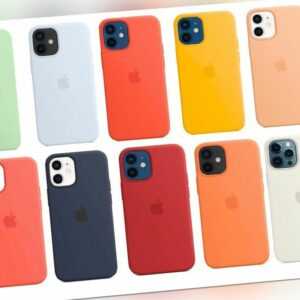 Original Apple iPhone 12 MINI Silikon MagSafe Schutz Hülle Case Cover