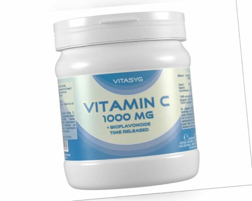 120 - 1000 Vitamin C 1000 mg Tabletten Time Released - Ascorbinsäure - Hagebutte