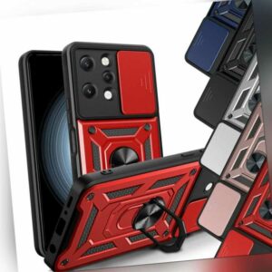 Outdoor Panzer Hülle Xiaomi Redmi 12 Handyhülle mit Kameraschutz Ringhalter Case