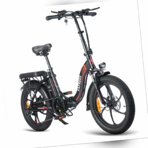 FAFREES Klapprad Elektrofahrrad E-Bike 250W Shimano Pedelec E Citybike 20 Zoll
